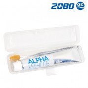 애경 2080ALPHA 치약칫솔 세트 4호(휴대용세트/여행용세트)