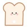 식빵 자유형 둥글이 부채