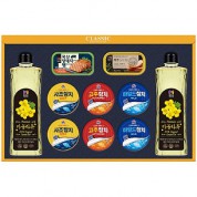 프리미엄 햄복합 D호 사조참치 목우촌햄 카놀라유 종합선물세트