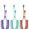 LAAON 60W 초고속 충전 CtoC 스프링 케이블 데이터전송 겸용