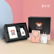 헬프맨 컬러 시그니처 맥세이프 보조배터리+어댑터/고속충전케이블세트