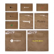 지퍼백/pvc+부직포/포장용지퍼백(4종)