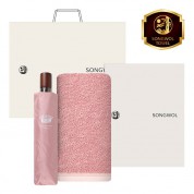 송월 타월 우산 2매 콤보세트 (40수 180g + CM3단우드완자)